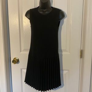 Theory pleated knit dress.